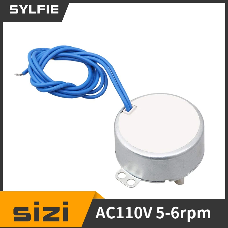 Synchronous Motor AC100-127V 5-6 r/min 50/60Hz CCW/CW 4W TYC-50 4kgf.cm