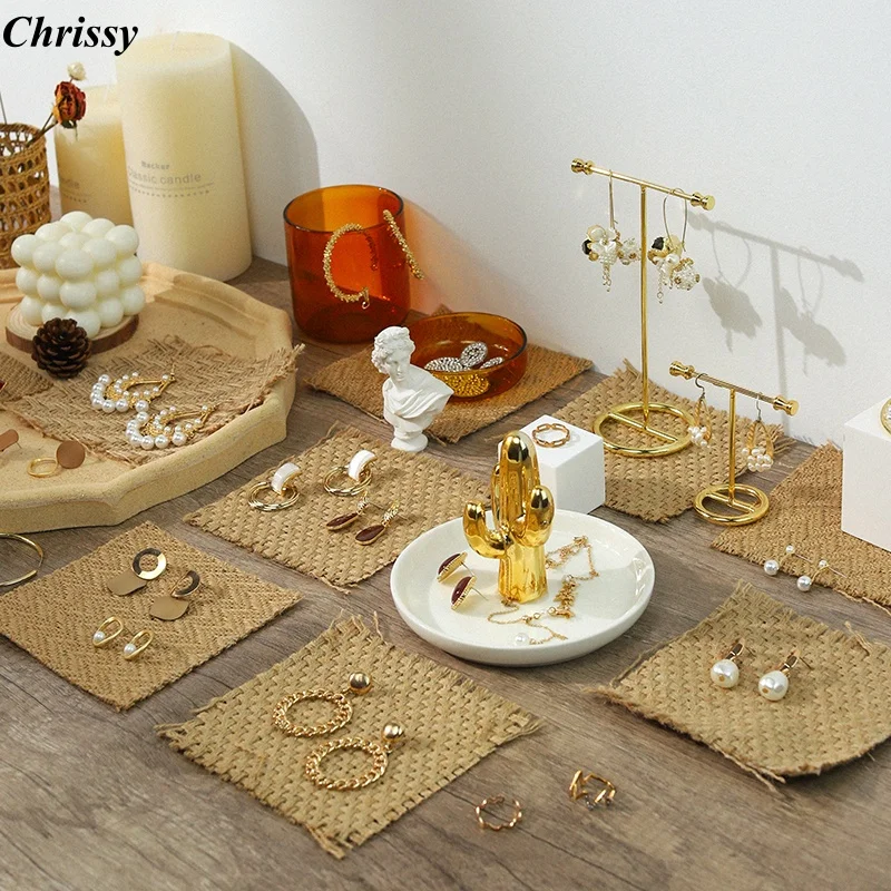 

Minimalist Vintage Jewelry Display, Creative Stand for Instagram Photo Props, Simple Elegant Decor