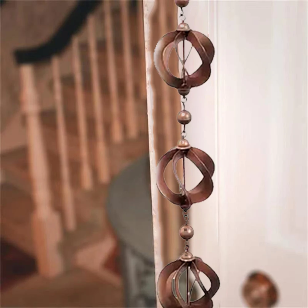 

Decorative 108Cm Rainwater Chain With Bells Elegant Garden Art & Sound For Housewarming Parties Or Special Occasions
