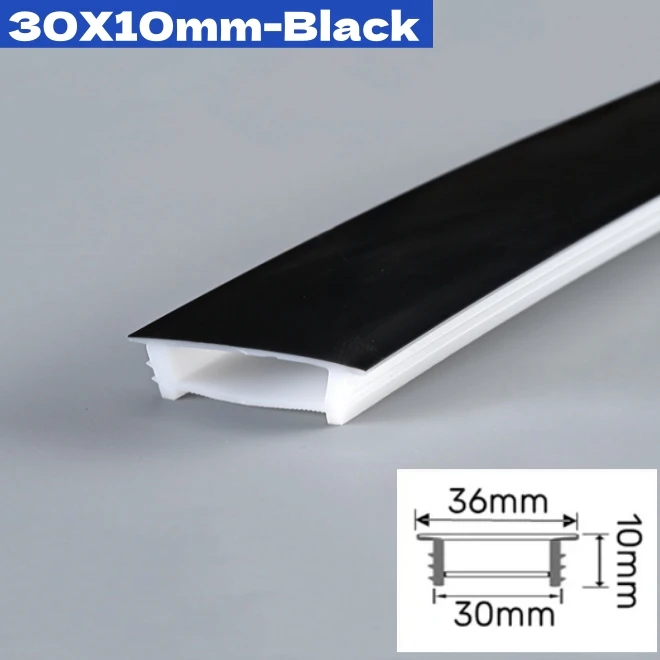 Schwarz Flexible LED Neon Seil Lampe Silikon Rohr Diffusor Einbau Kanal Für WS2811 WS2812B Wasserdichte Band Neon Streifen Lichter
