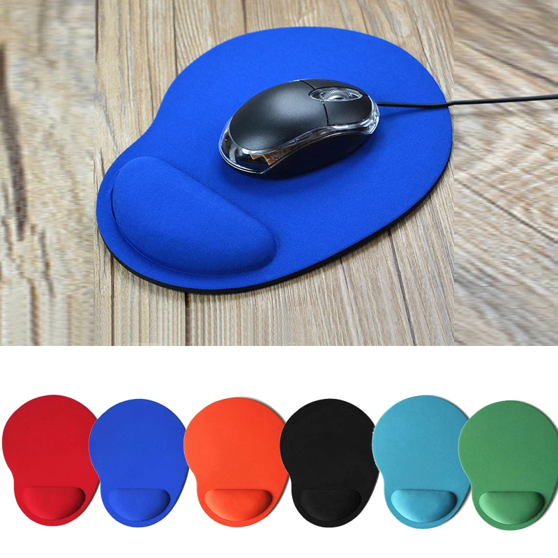 Mouse Pad EVA Support Wristband Gaming Mousepad Solid Color Mice Mat Comfortable Mouse Pad With Wrist Rest For Laptops in Office