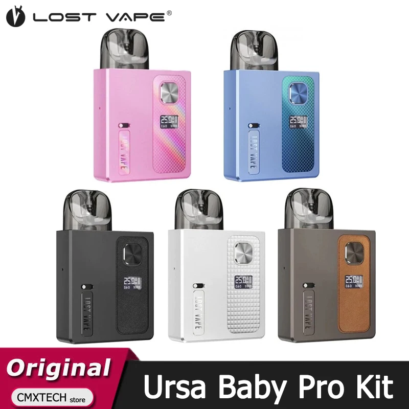 Original Lost Vape Ursa เด็ก Pro ชุดแบตเตอรี่900MAh 25W Vape 2.5Ml Ursa ตลับหมึก UB Mini S1ขดลวดอิเล็กทรอนิกส์บุหรี่ Vaporizer