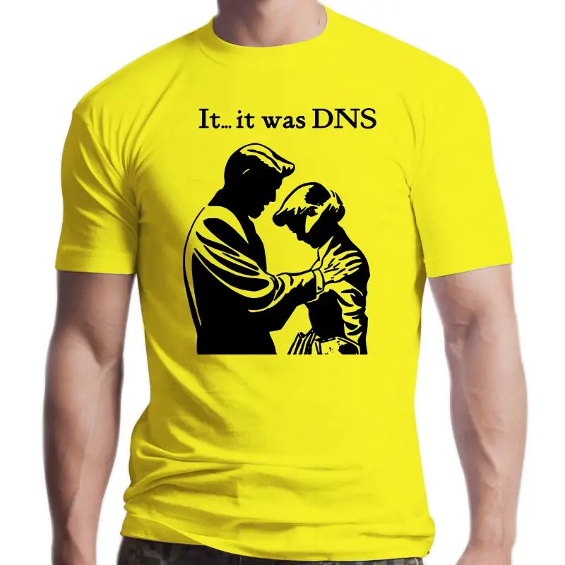 Новинка... это был DNS (темный дизайн), футболка Dns, футболка nerdy gifts nerd cto cio technology, система It, администратор dns