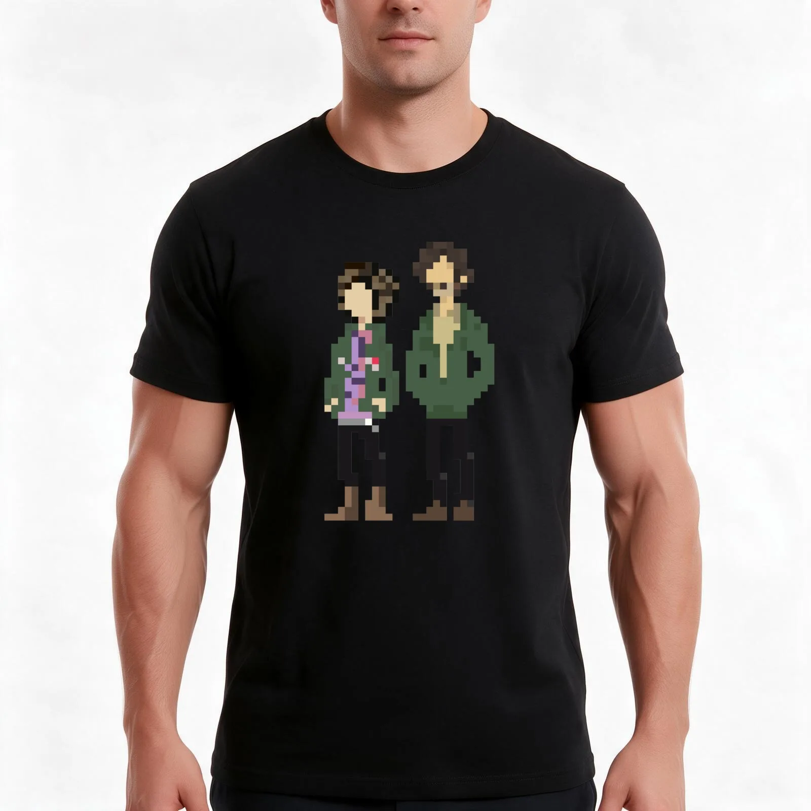 Mighty Boosh Series 1 T-Shirt, Summer Casual Cotton Tee, Oversized Streetwear Tops, Vintage Graphic Print, Unisex Men Women