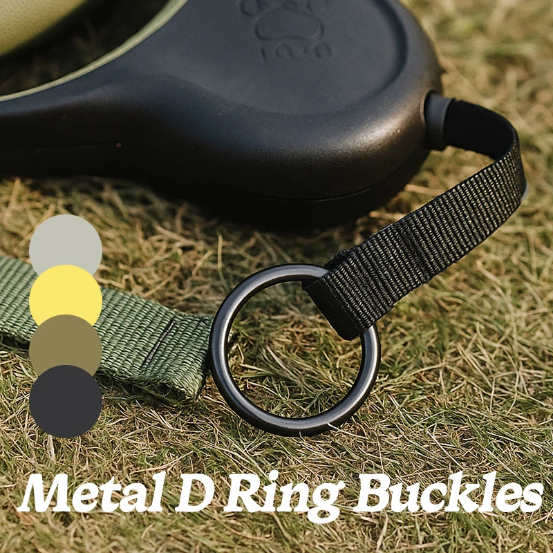 

10Pcs 20-50mm O Ring Metal Strap Buckle for Nylon Webbing Tape Carabiner Rings Belt Buckles Dog Collar Ribbons Connector Clasp