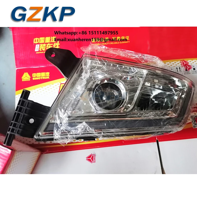 

Original Headlight for SITRAK C7h Headlight Assembly (left/Non-metallic Bumper) C7h Light 812W25101-6021 812W25101-6022