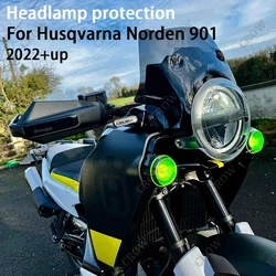 Norden 901 Accessories Headlight Guard For Husqvarna Norden 901 Auxiliary Lamp Protection Cover Headlight Protective Cover