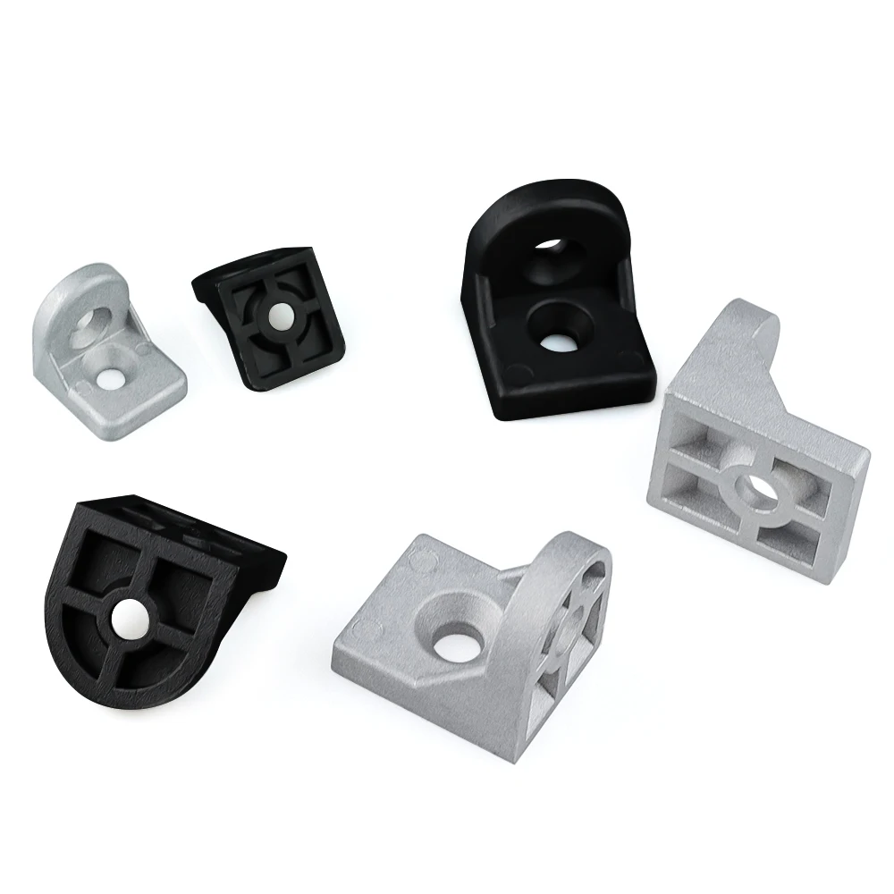 10Pcs/Lot Steering Angle Corner Bracket 2020 3030 4040 L Type Fittings Connector Connection Joint for Aluminum Profiles