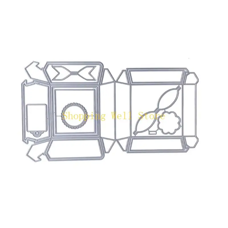

KX4B металлические высечки для коробки для гамбургера, трафареты для тиснения, трафареты для скрапбукинга, открытки, украшения