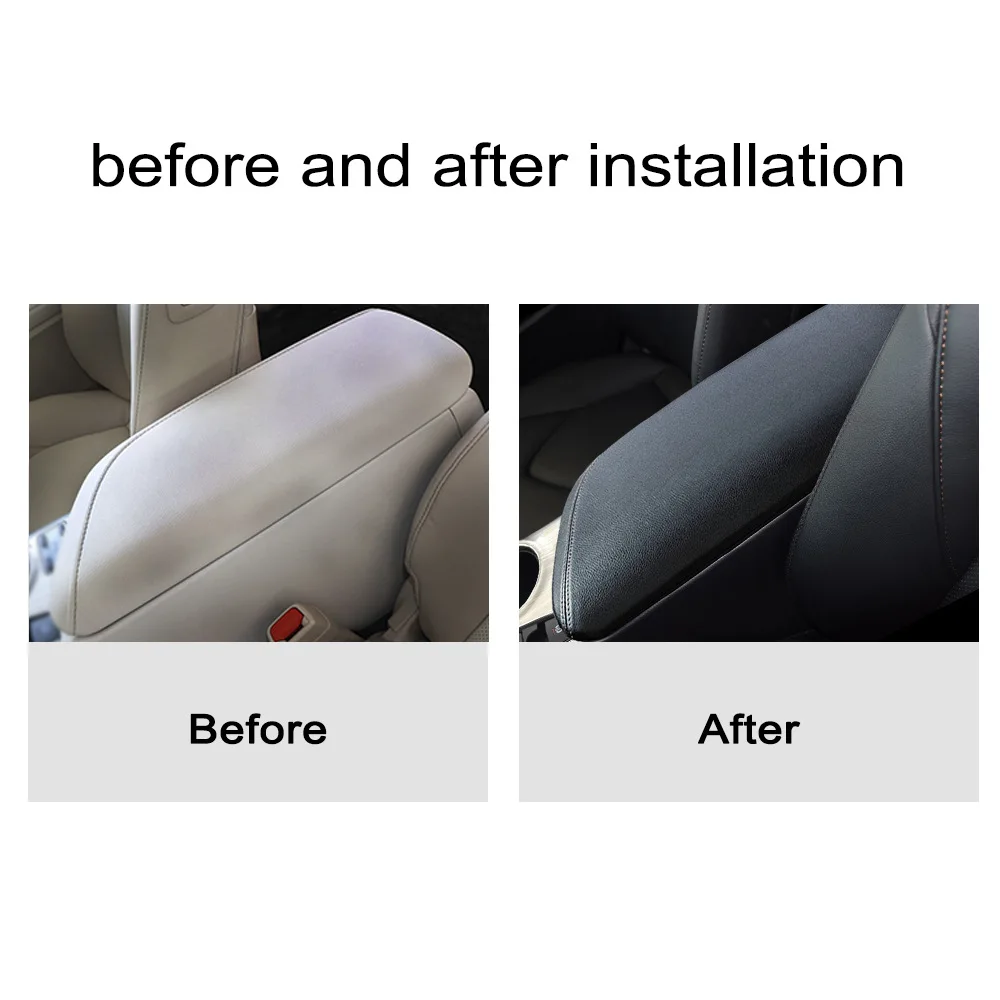 Suitable for Toyota Camry 18-21 Armrest Box Modified Protective Cover Special Leather Case Central Control Accessories 3