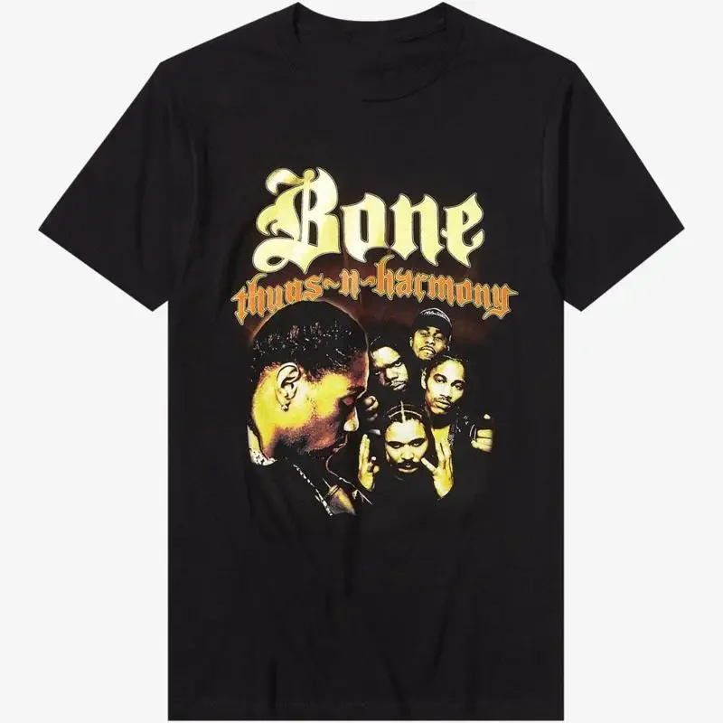 Bone Thugs N Harmony Group Boyfriend T-shirt en coton S 5Xl