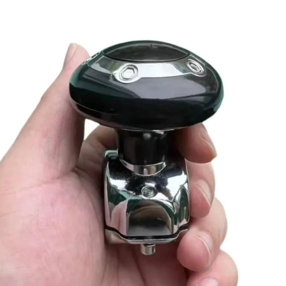 Universal Fit Car Steering Wheel Booster Ball Ball Grip Design Black Color Car Steering Wheel Adapter Rotating Function