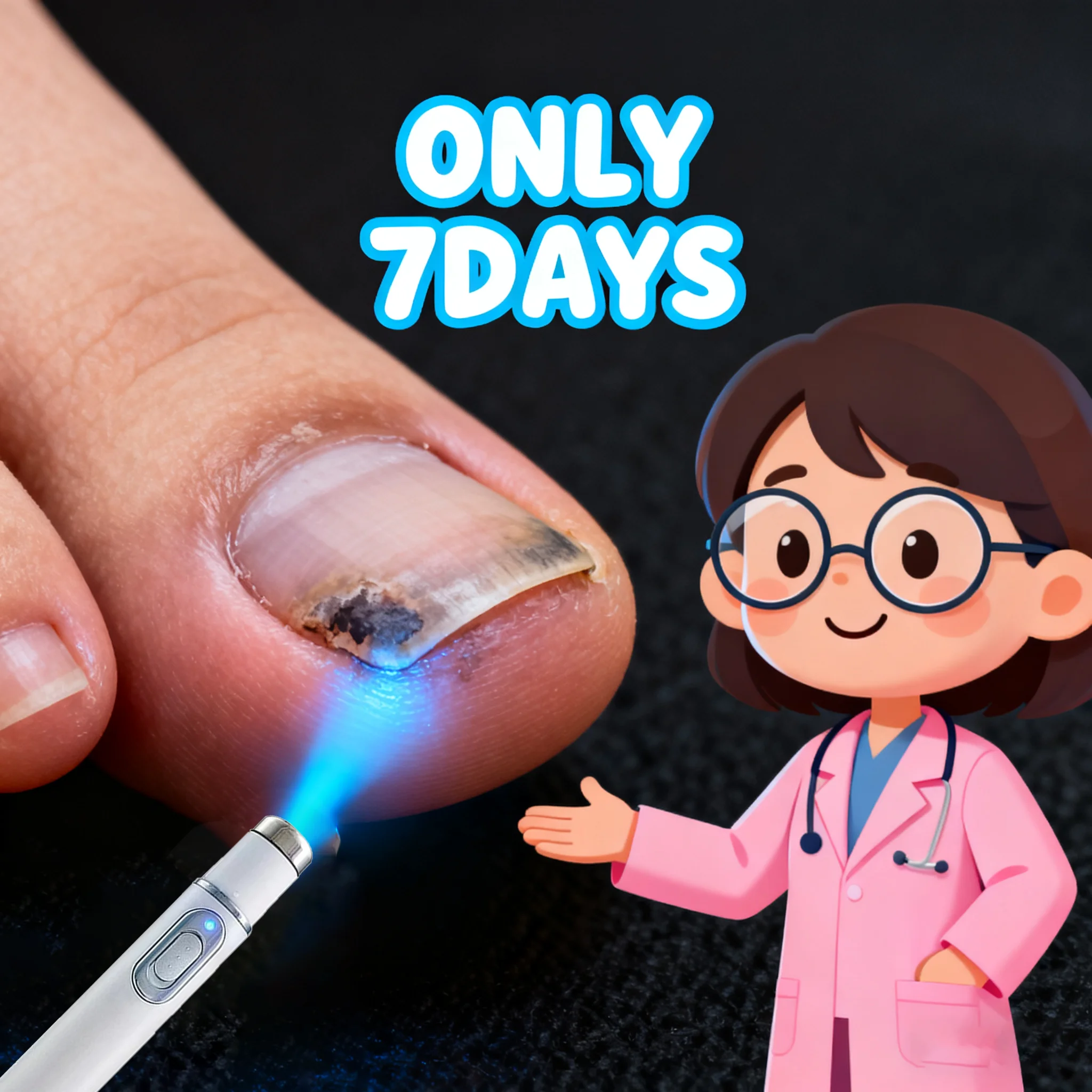The fifth generation of champagne-colored nail laser penʜᴇʟᴘs ʏᴏᴜ sᴀʏ ɢᴏᴏᴅʙʏᴇ ᴛᴏ ᴏɴʏᴄʜᴏᴍʏᴄᴏsɪs. Tᴇᴄʜɴᴏʟᴏɢʏ ᴄʜᴀɴɢᴇs ʏᴏᴜʀ ʟɪharᴇ。