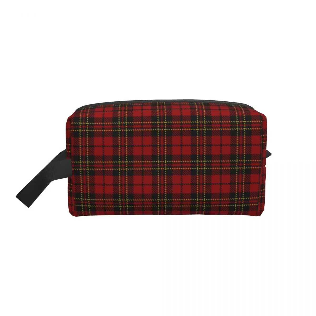 Custom Royal Tartan Plaid Makeup Bag Women Travel Cosmetic Organizer Cute Texture Gingham Storage Toiletry Bags