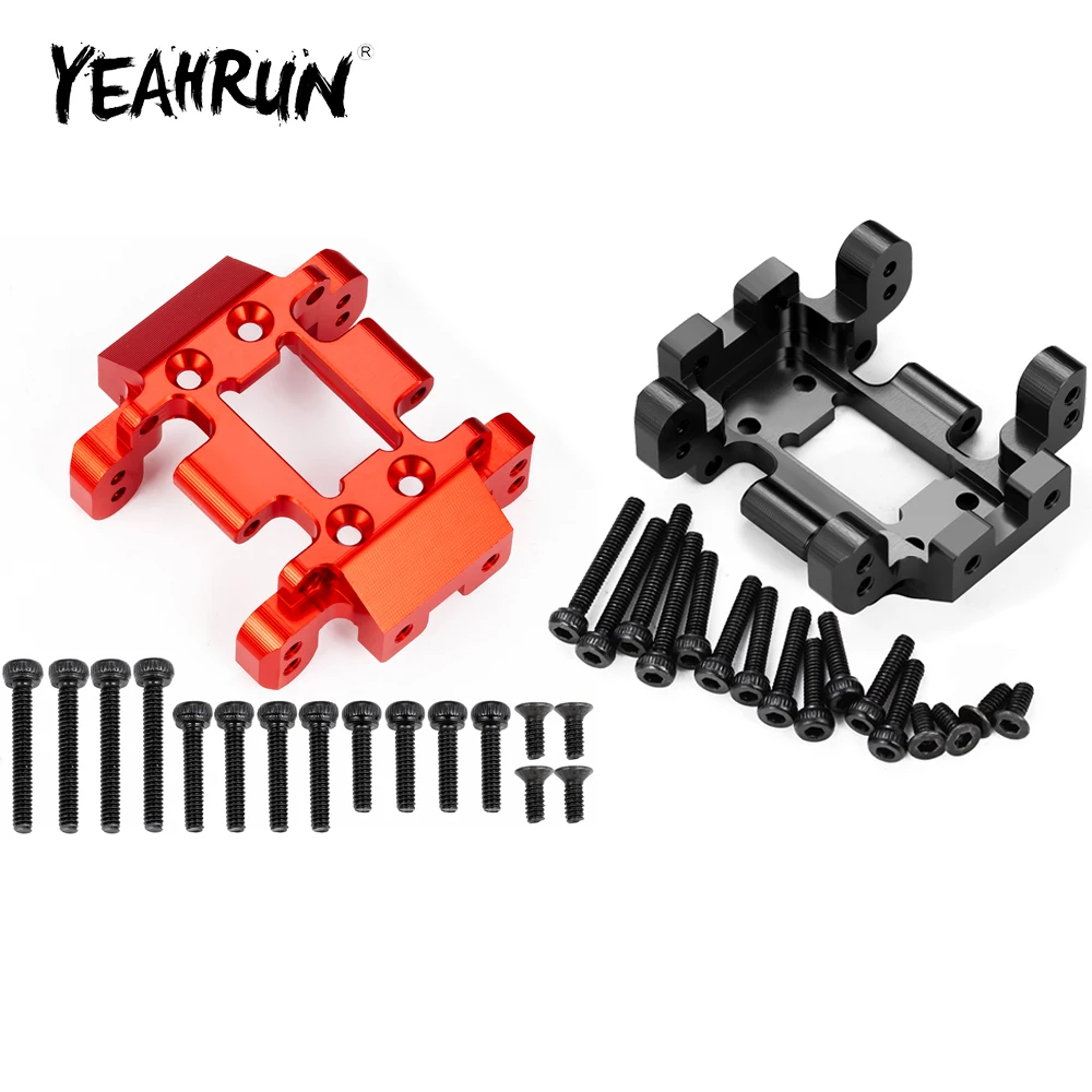 YEAHRUN Aluminum Alloy Transmission Chassis Protection Skid Plate for Redcat Ascent 1/18 RC Crawler Car Upgrade Parts