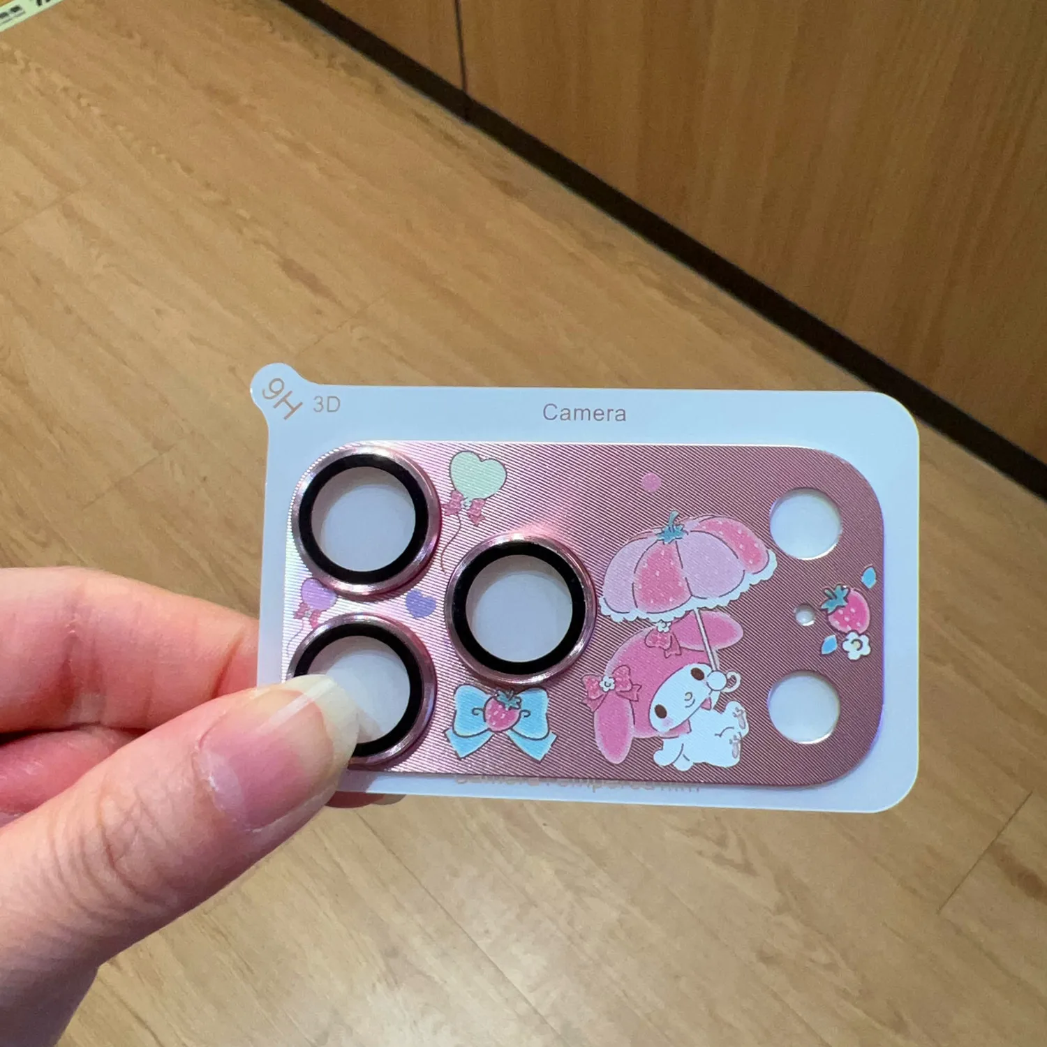 Sanrio Cute Cartoon Hello Kitty Camera Lens Glass Film For IPhone 17 Pro Max 16 15 14 Anti-scratch Alloy Lens Ring Protector Cap view 6