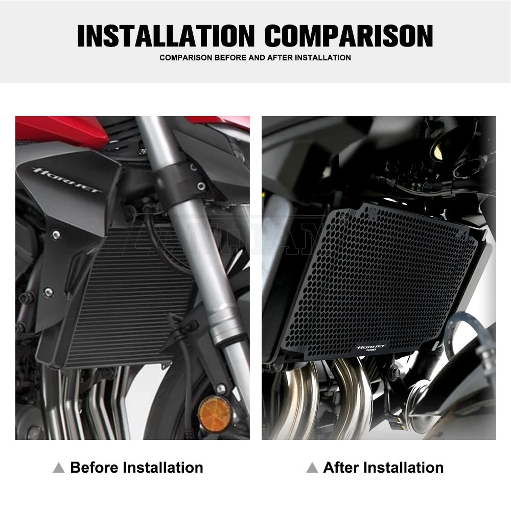 

Аксессуары для Honda CB500F CB 500 HORNET500 2024 2025 2026 CB500F, алюминиевая защита радиатора мотоцикла, защитная решетка, крышка