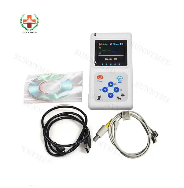 SY-W001 Animal Blood Oxygen Pulsoximeter Veterinary Clinic Instrument Animal High Precision SPO2 Handheld Pulse Oximeter