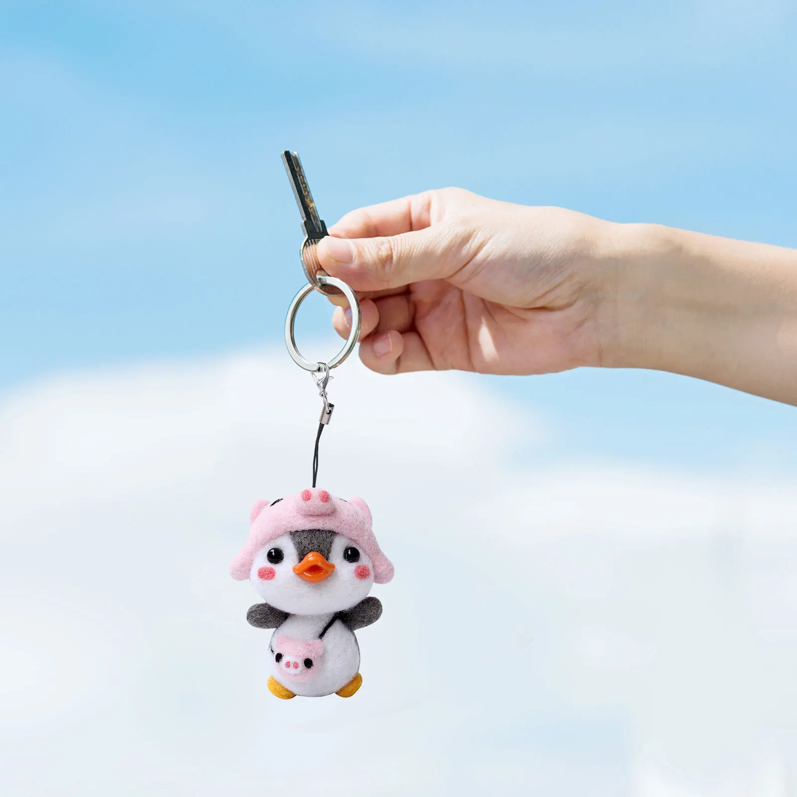 

1Set DIY Penguin Wool Needle Felting Kit Mini Craft Set High Quality Material Home Ornament Creative Art Needle Felting Kit