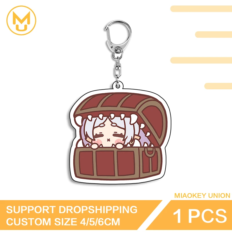 Kawaii Frieren Amusing Enchanting High Quality Double Sided Acrylic Keyring Decorative Creative Personality Daily Wear Jewelry