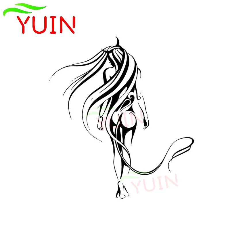 YUIN Artistic Figure Sexy Girl Car Sticker Creative PVC Body Decoration Cars Accessories Fashion Popular Design Waterproof Decal