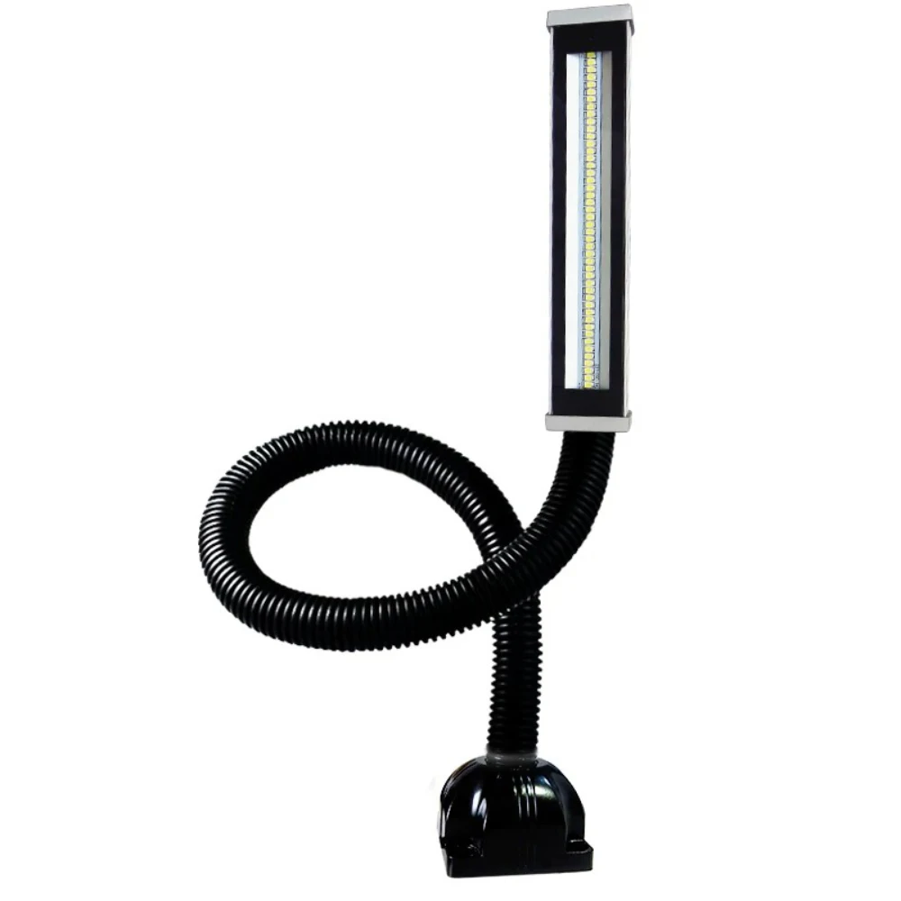 CNC Lathe Machine Work Light 10W LED Gooseneck Lamp 500mm Arm IP67 Waterproof Oilproof Dustproof Full Metal Body AC90-240V