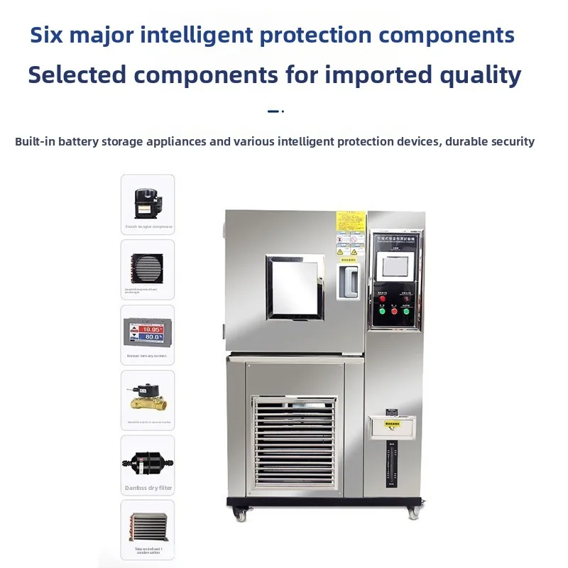 High and low temperature test chamber, programmable constant temperature and humidity test chamber