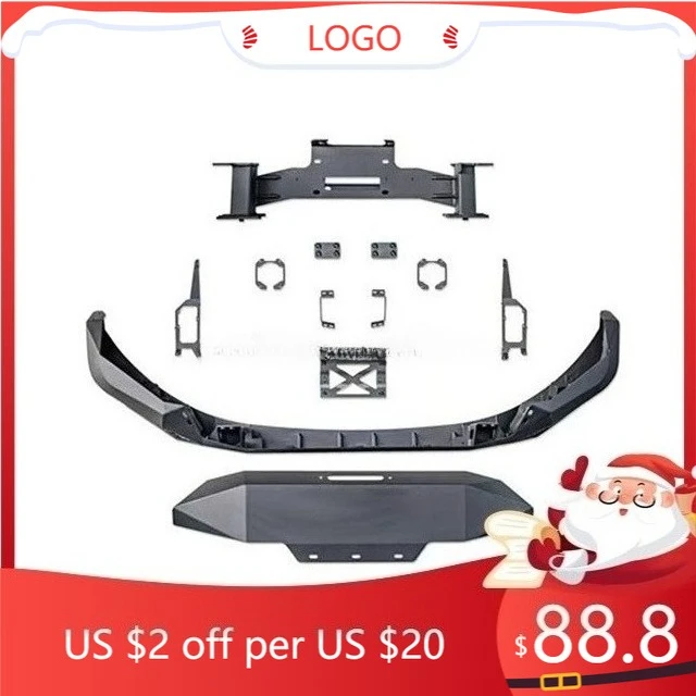 

STLF Upgrade Car Accessories High Quality Carbon Steel Dark Front Bumper for GWM Tank 500