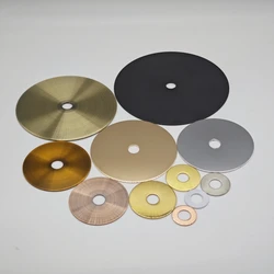 Lighting circular gasket metal iron sheet element sheet 10mm hole hardware decorative sheet lighting accessories