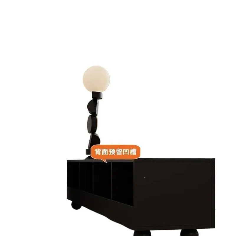 TV Cabinet Chest for Living Room Household Simple Modern Small Apartment French Cream Style Storage Locker Integrated
