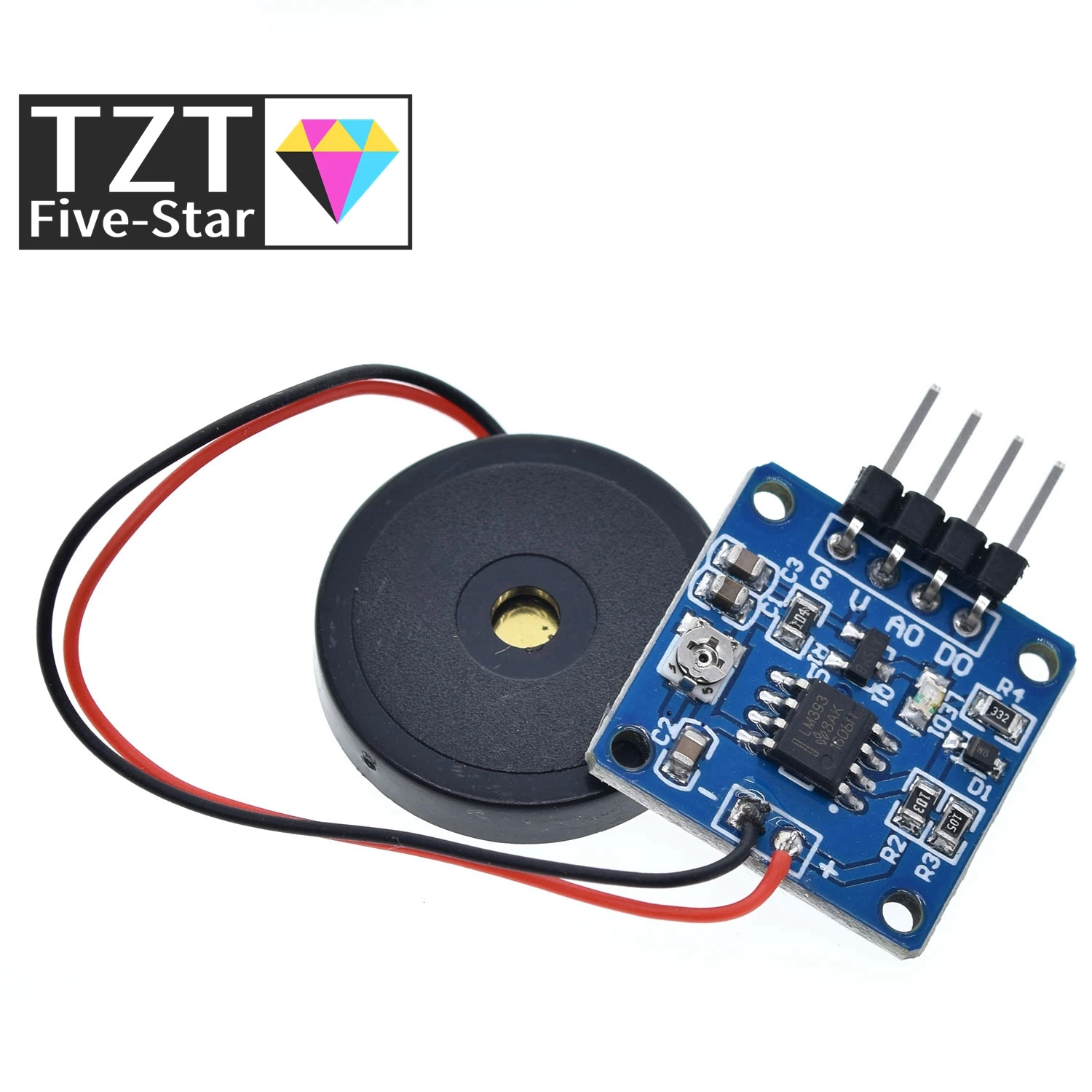 Piezoelectric shock tap sensor Vibration switch module piezoelectric sheet percussion for Arduino 51 UNO MEGA2560 r3 DIY Kit