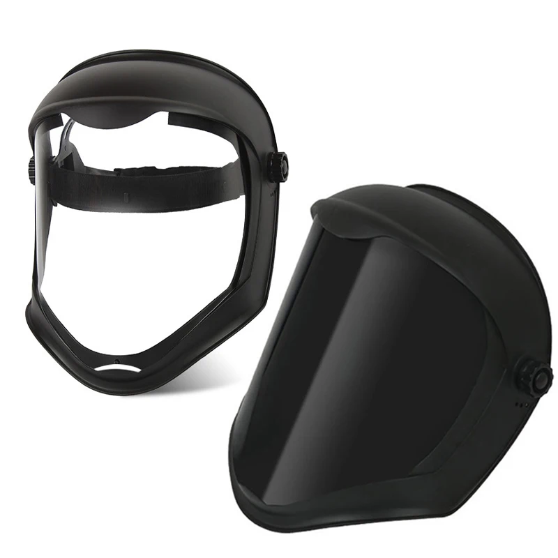 Full Face Shield Anti Fog Face Cover Reusable Protective Transparent Visor For Restaurant Lightweight Durable Multipurpose