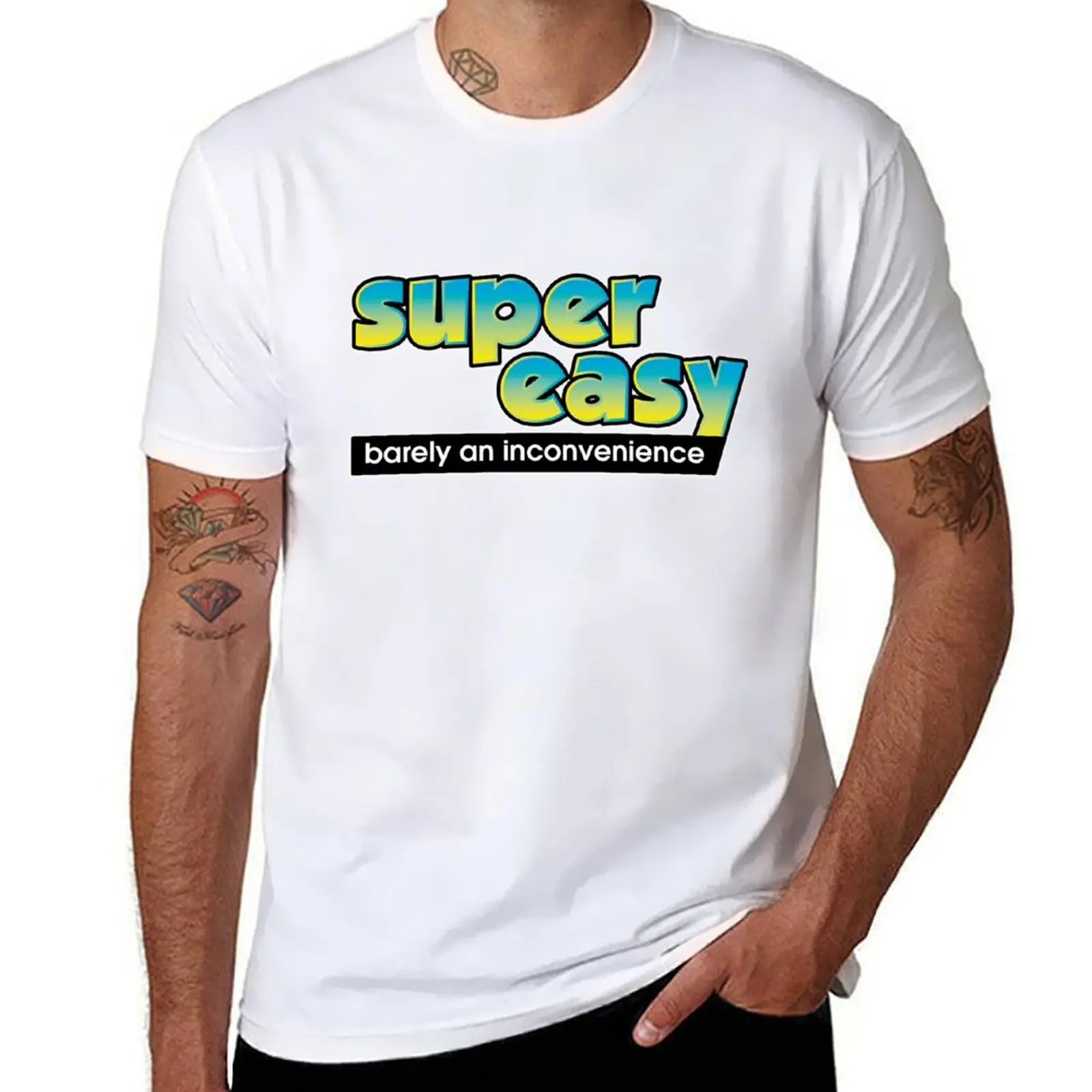 

Super Easy, Barely an inconvenience T-Shirt anime t shirts for man t shirts for man cotton t shirts for man pack cotton T-shirt