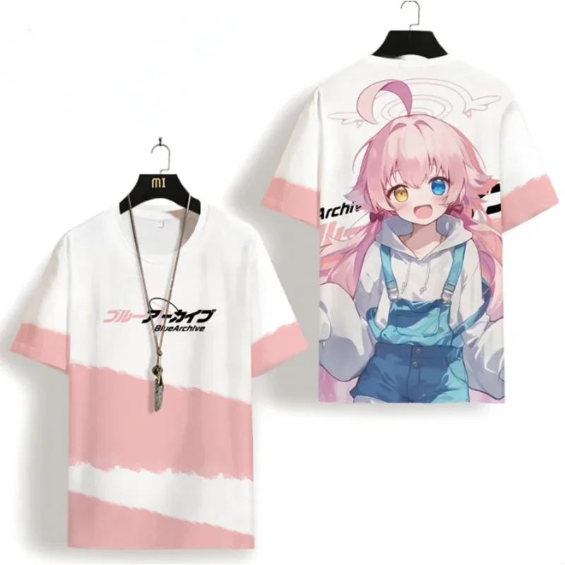 New game Blue archive T-shirts 3D print kids anime cartoon tees casual men women Short Sleeve T shirt oversized Harajuku Y2K top