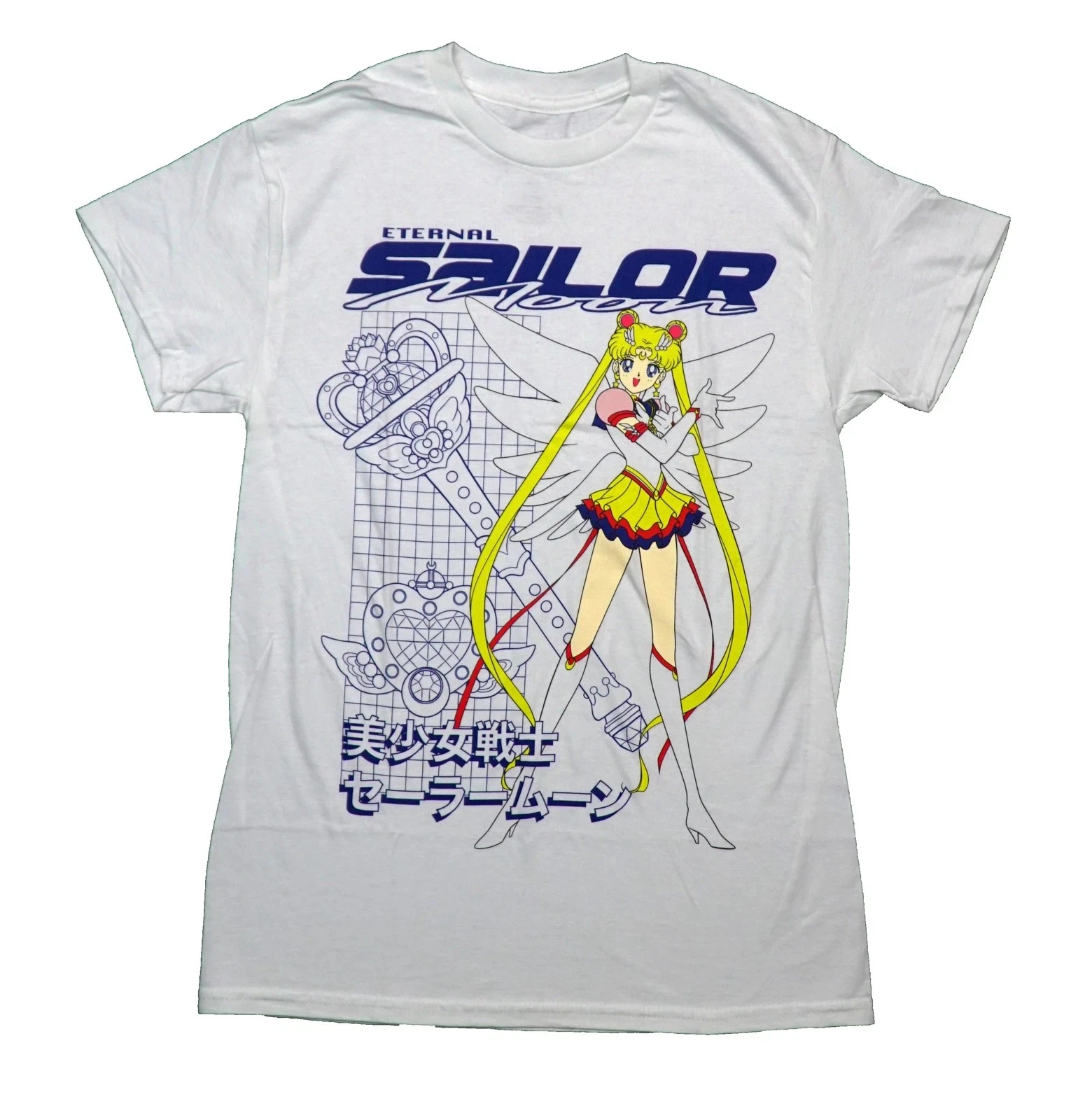 2026 Sommer Anime Zweidimensionales Sailor Moon Neues Erwachsenen-T-Shirt aus 100% Baumwolle Sommer Neue Retro-Mode Herren und Damen Streetwear