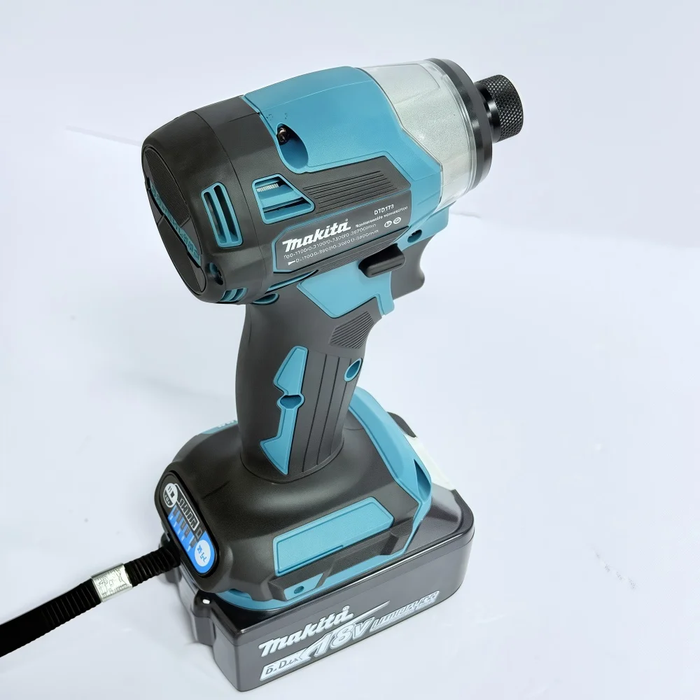 2025 Makita DTD173 bule 18v Brushless Lithium-ion Impact Driver Power Tool Multifunctional Tool, Drill Bit, Power Tool