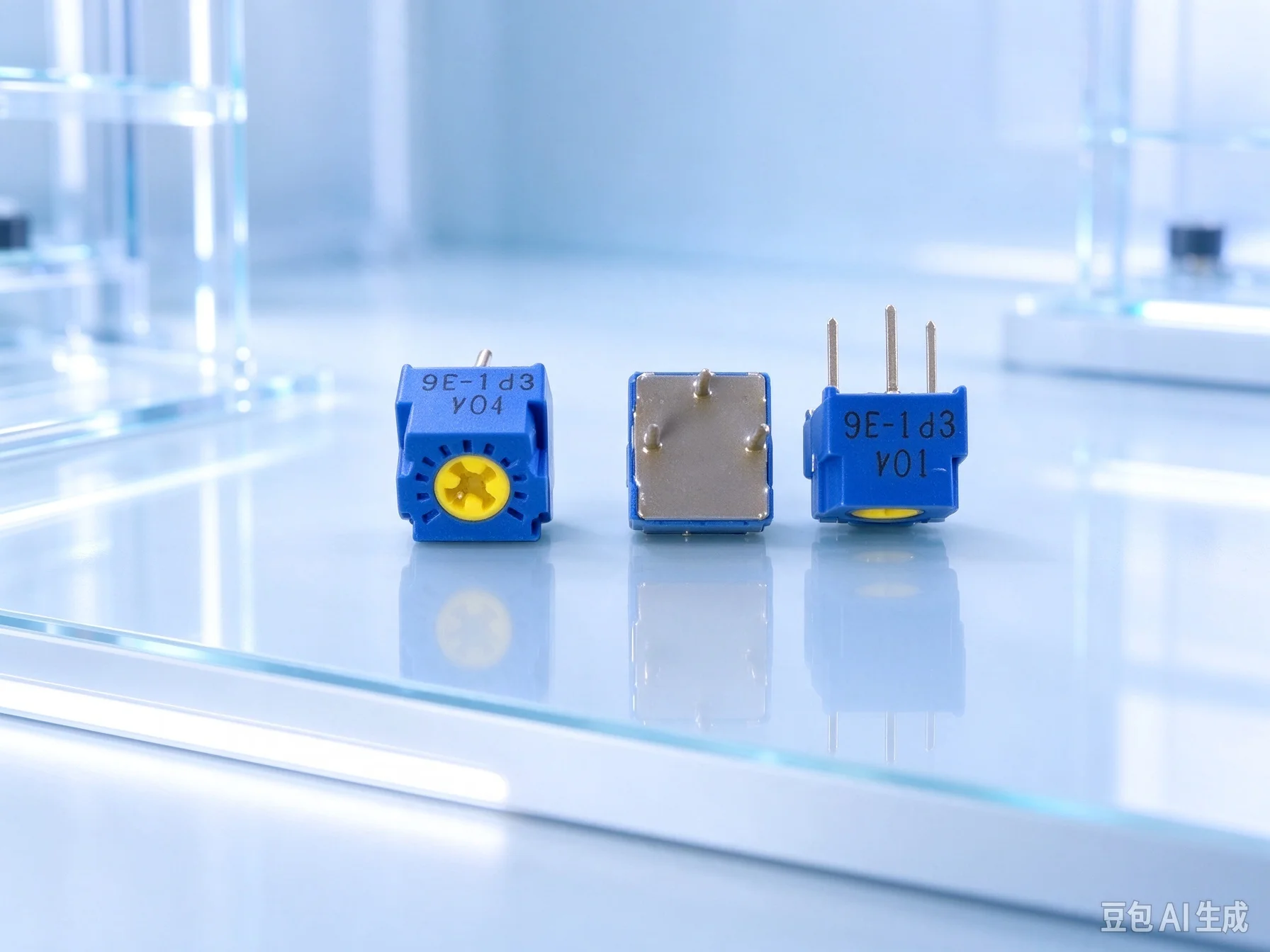 100pcs for TOCOS B102 Single‑Turn Potentiometer 1K 104 6P‑77