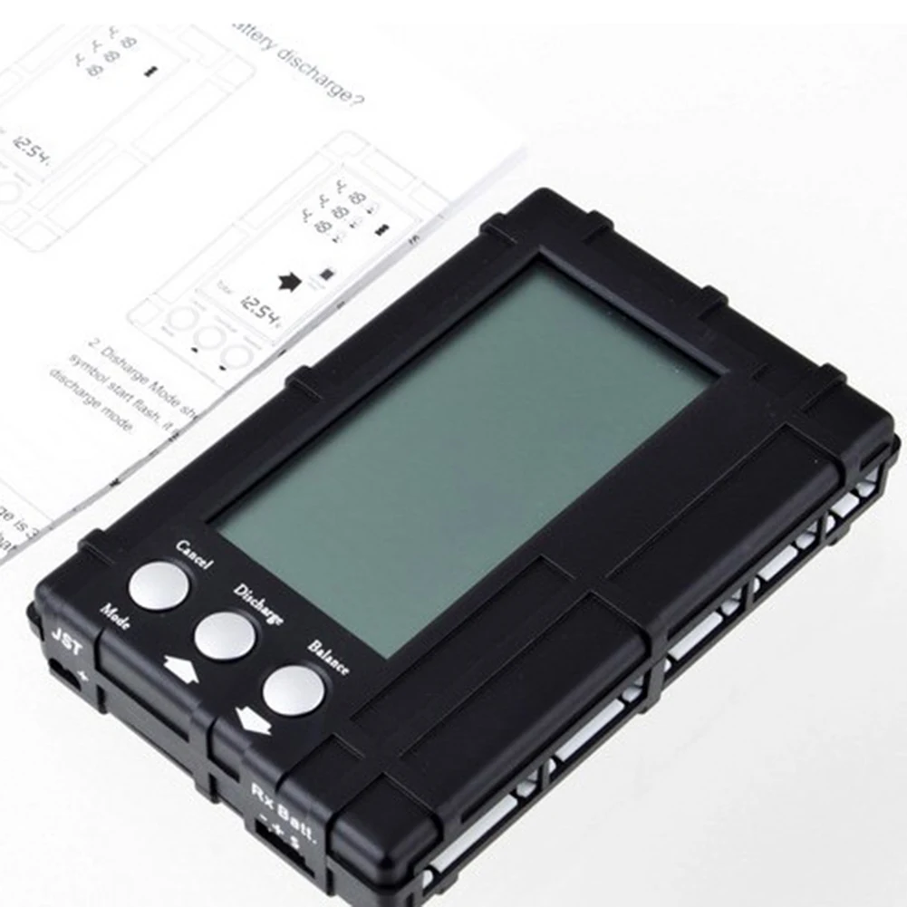 Imagem -05 - Verificador de Capacidade da Bateria Digital Descarregador Balancer Meter Testador de Tensão rc 26s Servo Lipo Li-fe Nimh em 1