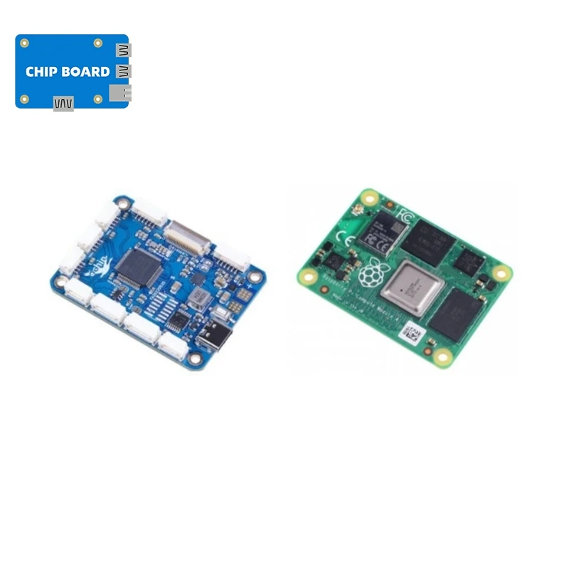 Ochin Tiny Carrier Board with Raspberry Pi Compute Module 4 - 8GB RAM, 32GB eMMC, 2.4/5.0GHz Wi-Fi & Bluetooth 5.0
