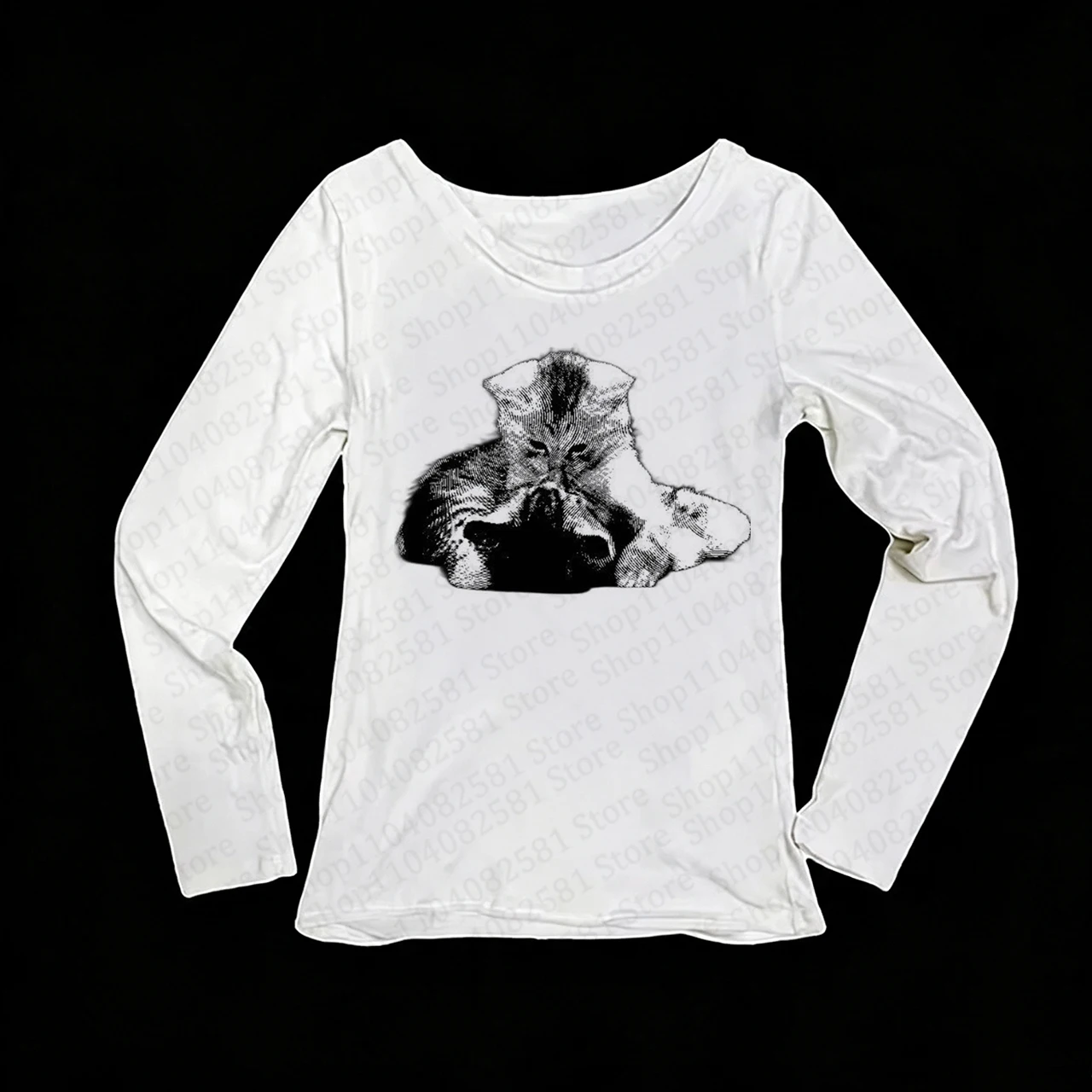Summer Clothing Long Sleeve - Camiseta de manga larga estilo gótico