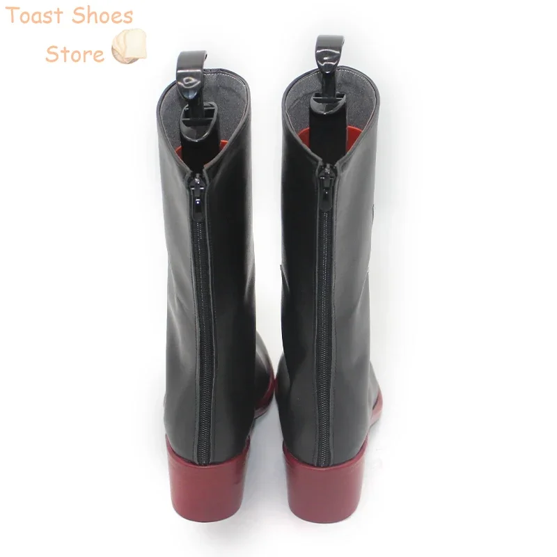 Kenmochi Toya Cosplay Schoenen Halloween Carnaval Laarzen Vtuber Cosplay Prop Pu Lederen Schoenen Kostuum Prop