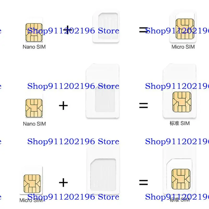 P82A 4 in 1 -Karten -Adapter mit Karten -Pin -Standard -Micro -Tablett für s