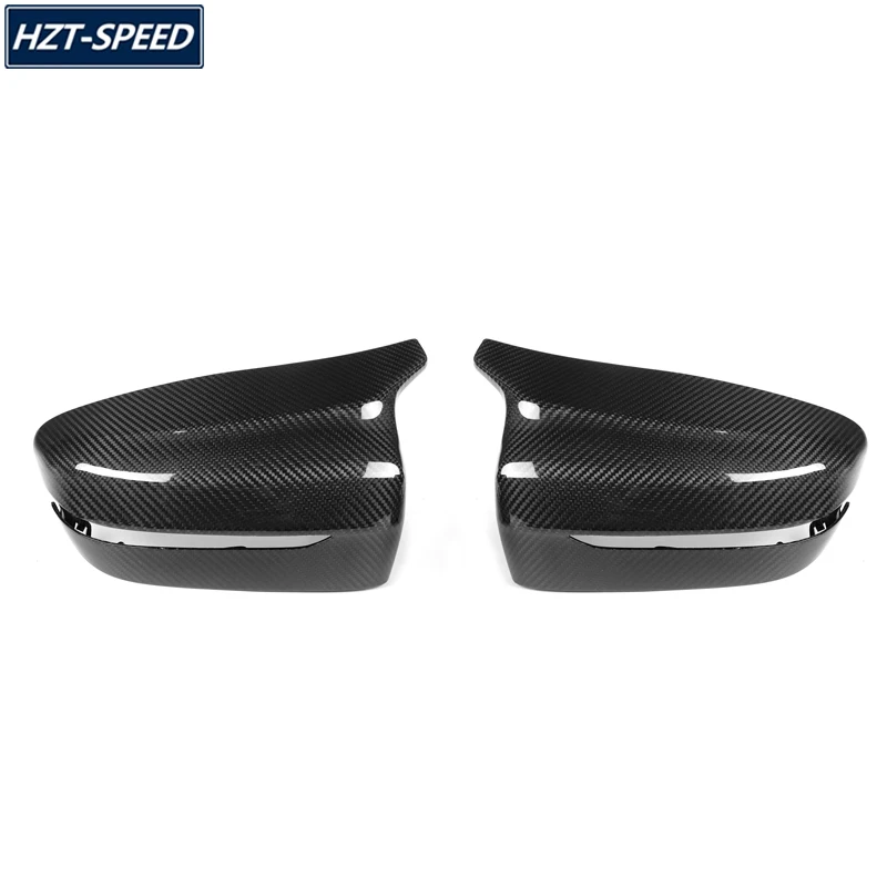 2 PCS Real Dry Carbon Fiber Material Rearview Mirror Covers For BMW 8 Series G14 G15 G16 Car Tuning 2020 Up