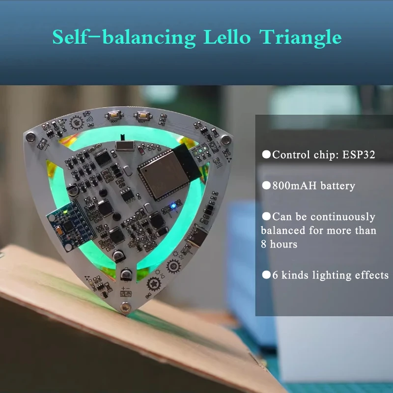 Self-balancing Lello Triangle V3 finished product