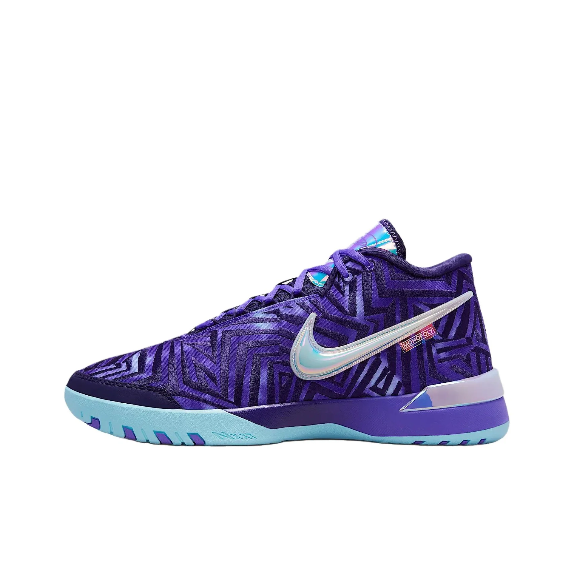 

Кроссовки Nike Zoom LeBron Nxxt Genisus Ep Monopoly Persian Violet с цельной подошвой IB1271-501