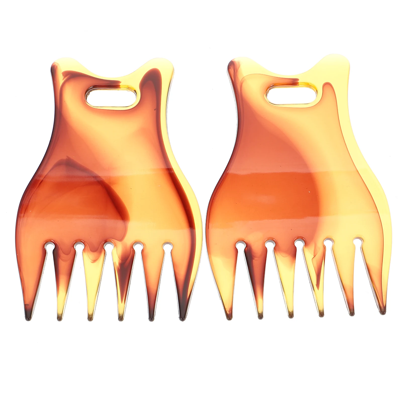 

2 шт., масляная щетка для волос, профессиональная расческа для укладки волос для использования в салоне, гибкая щетина из АБС-пластика, меньше повреждений, портативный, легкий вес