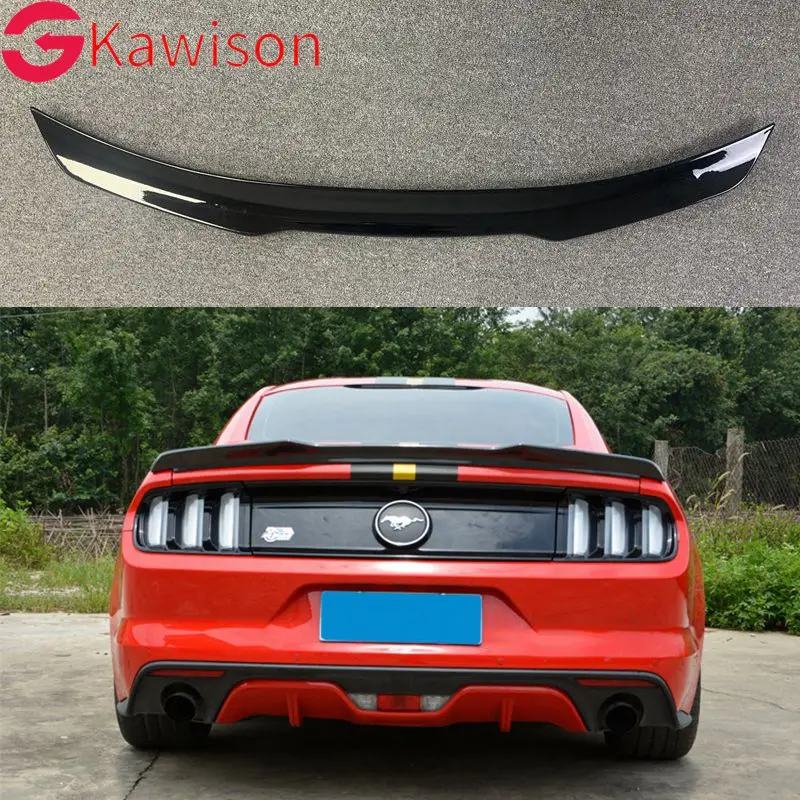 Ford Mustang ABS alerón trasero para maletero para ford mustang 2 puertas 2015+ alerón de tapa de labio mustang