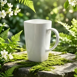 600ML, plain white bone china large tea mugs, square porcelain cup mornin water, tasse a cafe ceramic coffee cup, tumbler cafe