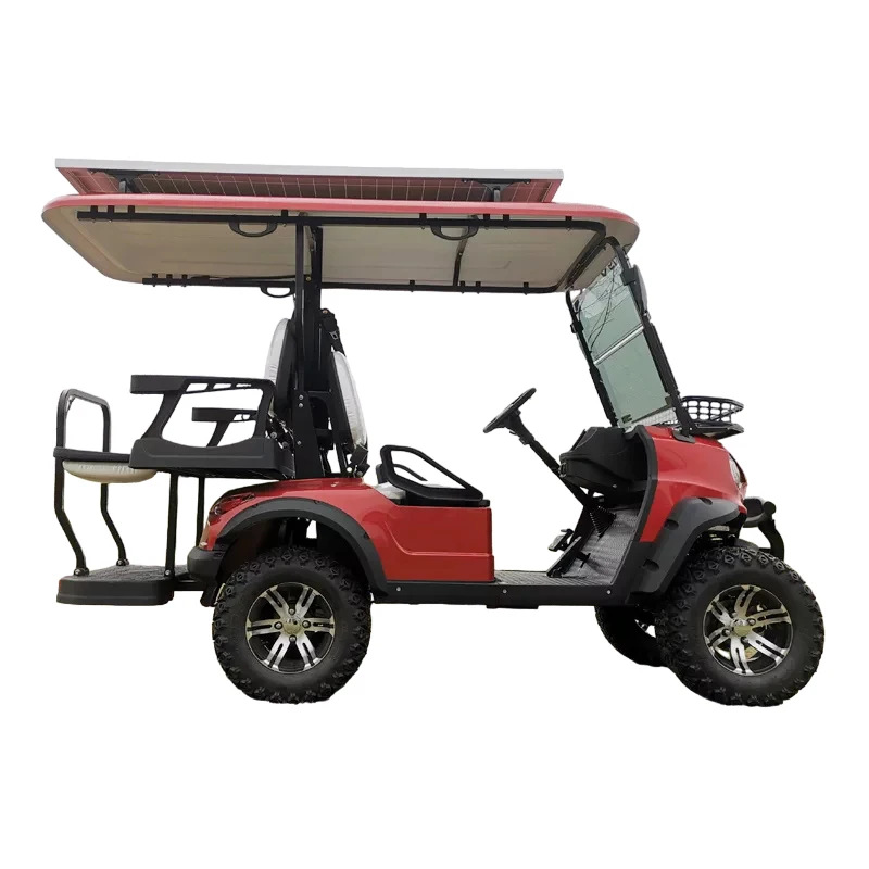 

Cheap Chinese 2 4 6 8 Seater 60/72 Volt 4000/5000/7000 W Limo Club Car Scooter Solar Panels Electric Golf Cart