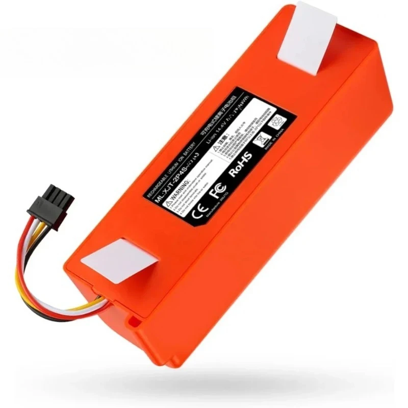 BRR-2P4S-5200S Robotic Vacuum Cleaner Replacement Battery For Xiaomi Roborock S55 S60 S65 S50 S51 S5 MAX S6